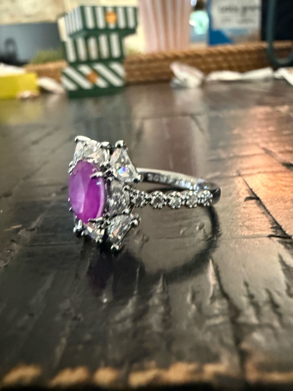 Bomb Party OG ring RARE UNICORN size 9 NWOT Timeless Grace hematite